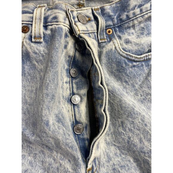 Vintage Levis 501 Jeans Mens 34x30 (31x29)Blue Denim USA Button Fly Cotton - Picture 6 of 11